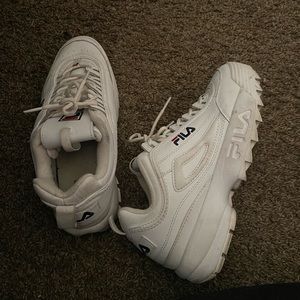 Womens Fila Disruptor 2 Premium Athletic Shoe - White